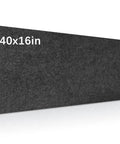 Massive Felt Desk Mat 40x16 Inches Non Slip Full Desk Mouse Pad For Computer Keyboard Setup Office And Gaming Desk Protector.