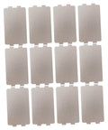 12 Pack Microwave Mica Sheet Waveguide Cover Replacement Plate Heat Resistant Insulation Easy To Cut Install For Microwave Ovens Protects Against Burning