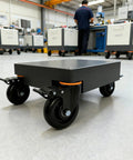 4 Inch Universal Caster Set Of 4 Heavy Duty Locking Wheels With 1600 Lb Capacity in industrial setting