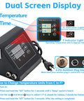 K Type Heat Press Control Box Replacement For 15x15 Inch Heat Press With Dual Temperature And Time Display 1400W Power