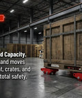 8 Ton Steel Wheel Machinery Skate Dolly Heavy Duty 4 Piece Set For Warehouses And Industrial Moving For crate load in warehouse