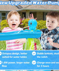 Octopus Battery Powered Water Table Pump For Backyard Outdoor Sand And Water Table Play, Strong 1.8W Motor Delivers Steady Flow