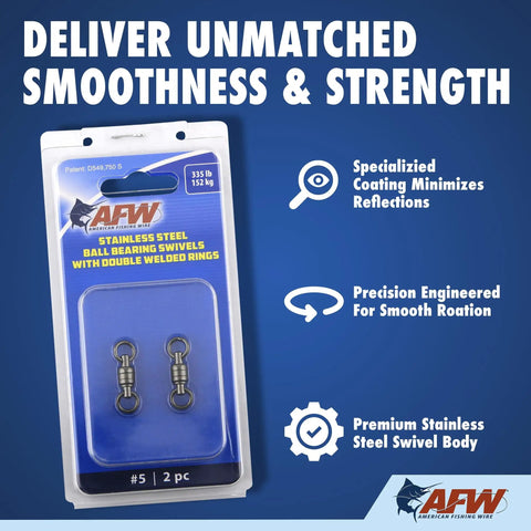 Pro Grade Stainless Steel Ball Bearing Swivels With Double Welded Rings Size 1 110 Lb Test Gunmetal Black 2 Pack Bullet