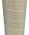 Replacement Dust Collector Filter For Heavy Duty Shops, 26 Inch High, 13.84 Inch OD, 9.48 Inch ID, Nanofiber Fire-Retardant Media, Open Pans
