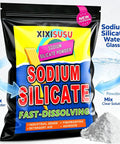 Straight Up High Purity Sodium Silicate Powder For Cold Water Mixing With Zero Hassle in a 16oz pouch for crafting.