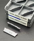 Pro Grade Carbide Turning Inserts 3Mm Grooving Tool Set For CNC Lathe, 10 Pack, DGN2002J IC908 shown in packaging
