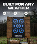 Reusable Self Healing Rubber Archery Target Face Roll Up Practice Target Sheet With Bright Bullseyes Water Resistant Portable