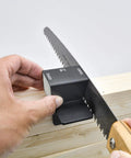 Using Woodworking Dovetail Jig For Precise Joints With Magnetic Base And Adjustable Fence Easy To Use Hand Saw Guide on wood