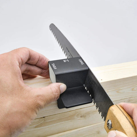 Using Woodworking Dovetail Jig For Precise Joints With Magnetic Base And Adjustable Fence Easy To Use Hand Saw Guide on wood