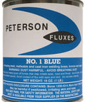 1 lb can of Blue Flux Coarse Powder for brazing and welding cast iron, steel, brass, copper