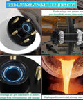Pre Lubed 3500 Lb Trailer Hub Kit For 5 Lug 4.5 Inch Axles Fits 1-1/16 To 1-3/8 Inch 84 Tapered Spindle EZ Lube Design