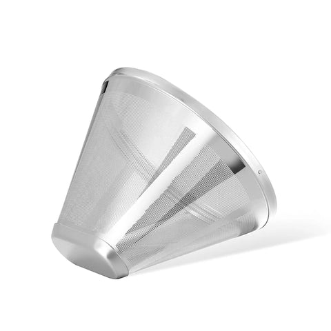 Reusable Number Four Cone Coffee Filters For Ninja Dual Brew Pro Coffee Makers Compatible With CFP301 CFP201 8 To 12 Cup Stainless Steel