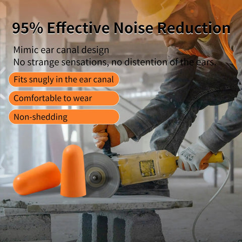 Top Shelf Yellow Foam Ear Plugs Bringing Dead Quiet NRR 33dB Sound Blocking And Ridiculously Cozy Fit For Worksite Grind Or Heavy Sleep Comes Locked And Loaded In A Bulk 500 Pair Deal