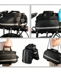 Cool Quick Access Cycling Frame Bag For E-Bike And Mountain Bike With Sleek Wedge Shape To Carry Small Essentials On Your Ride Smoothly Today, 1.2L nylon