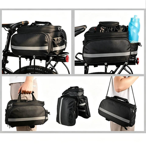 Cool Quick Access Cycling Frame Bag For E-Bike And Mountain Bike With Sleek Wedge Shape To Carry Small Essentials On Your Ride Smoothly Today, 1.2L nylon