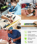 DIY projects with 20V Cordless Drill Driver Set With 157 Piece Home Tool Kit Including Drill Bits Sockets And Screwdrivers Plus A 14 Inch Wide Mouth Storage Bag For Easy Home Repairs Green Great For Home Projects And Quick Repairs