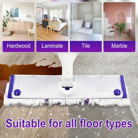 20 Pack Disposable Power Mop Pads Compatible With Swiffer Power Mop Multi Surface And Wood Mop Refills For Quick Cleanups No Mess Mopping And Pet Hair Removal Easy Fit For Fast Mopping, for hardwood, laminate, tile, marble floors