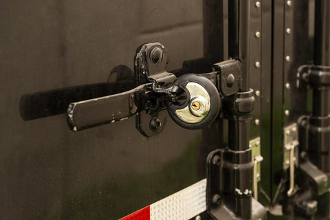 Heavy Duty 70mm Discus-Shaped Padlock With Key For Shed Garage Storage Lockers Sliding Doors Tool Boxes Cabinets 2 Pack Built Tough Beat-Proof Stainless Steel Shackle Weatherproof on trailer door