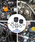 O Ring Hydraulic Seal Kit For SAE 900 Series 12 Sizes Buna N 90 Oil Resistant Nitrile Pack Of 275 Seals in machinery and engines