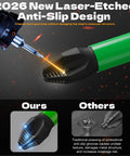 Anti Slip PH2 Impact Driver Bits Set 2 Inch Magnetic S2 Steel With Laser Etched Micro Slip Grip design comparison