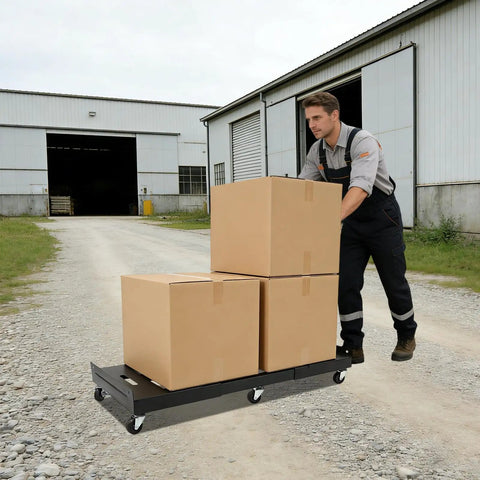 Heavy Duty 2000 Lb Moving Dolly, Adjustable Furniture Transport Cart With Telescoping Base And Sturdy Steel Frame For Boss Moves, transporting boxes
