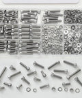 170 Piece M6 Screws Set In 304 Stainless Steel Hex Socket Head Cap Screws Bolts With 7 Lengths Includes 32 Nuts And 46 Lock Washers
