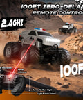 All Terrain Remote Control Truck Beast With 360 Degree Spins And Lights Rechargeable RC Car for Kids Ages Four to Twelve