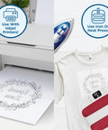 Water Soluble Embroidery Paper 8.5 By 11 Printable Transfer Sheets 12 Sheets For Inkjet Embroidery Washes Away After Stitching