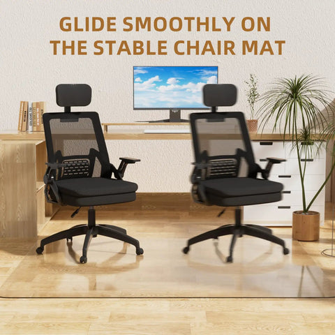 Clear Chair Mat For Hard Floors 48 Inch By 60 Inch Protects Hardwood Tile And Wood Floors From Rolling Office Chairs