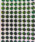Gradient Green 3D Holographic Fish Eyes for Fishing Jigs and Soft Lure Making, Sizes 4mm to 10mm, Vibrant Iridescent Finish