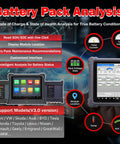 Next Level EV Diagnostic Scanner For Hybrid Electric And Gas Rides With High Voltage System and Battery Pack Analyzer in use.