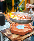 Portable One Burner Propane Camp Stove With Carry Strap For Backpacking Outdoor Cooking Flick Ignition 8600 BTU Gas Stove