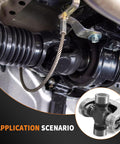 5-460X U Joint Kit For 1310 To 1350 Series Universal Joint OSR With Snap Rings in automotive installation scenario