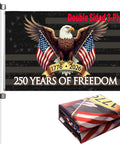 Double Sided 3x5 Betsy Ross Flag, Built Tough 3 Ply Outdoor US Flag with UV Protection for 250 Years of Freedom celebration.