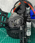 Aluminum Spur Gear Set For 1 By 10 Traxxas Slash 2WD RC Cars With 48P 74T 76T 83T 86T 90T Teeth Upgrade Parts installed in an RC car