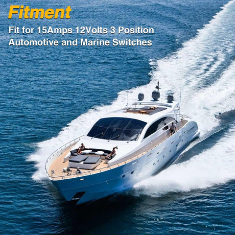 Luxury yacht demonstrating the use of Heavy Duty Marine Ignition Switch For Boats 15 Amps 12 Volts Three Position Off Ignition Start.
