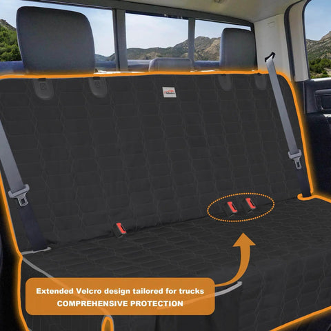 Dog Car Seat Cover For Back Seat In Trucks Washable Nonslip Bench Seat Protector For Pet Hair And Scratches Fits F150 Ram 1500 Silverado