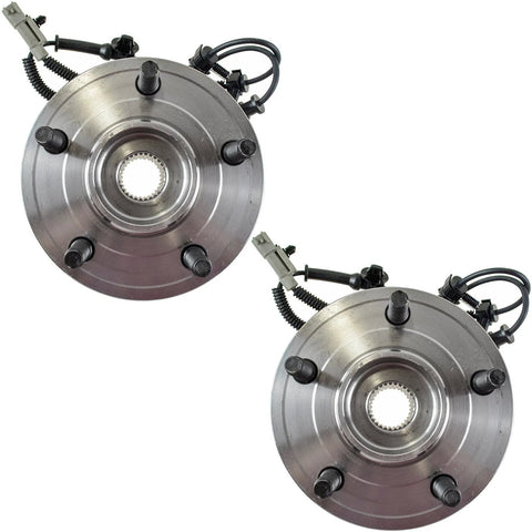 Front Left And Right Wheel Bearing And Hub Assembly Set For 2005 2010 Jeep Grand Cherokee And 2006 2010 Commander Two Piece Beefed