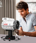Realistic Turbofan Aircraft Engine Model Kit With Motor Build Your Own Engine STEM Project For Teens And Adults 14 Plus 1786 Piece Set