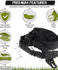 Adjustable Two Point Rifle Sling Dope Rugged Nylon Strap With Metal Hook For Hunting Shotgun And Camera Gear Outdoor Multipurpose Tactical Sling Forty Seven Point Two Inch Adjustable Length With Durable Metal Hooks For Easy Setup with premium features including nylon material, lightweight, and waterproof qualities.