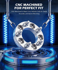 5x4.5 Wheel Spacers Kit With 1 Inch Spacers And 1/2-20 Studs 82.5mm Center Bore Set Of 2 CNC machined for precise fit