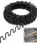 No Sweat Couch Fixes With This Heavy Duty 9 Gauge Upholstery Springs Roll 49 Foot High Carbon Steel in black coil form.