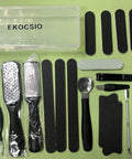 All In One 36 In 1 Pedicure Kit For Home And Salon Use With Pro Grade Foot Rasp Callus Remover Nail File Clippers And Cuticle Tools