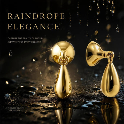 Top Shelf Heavy Duty Solid Brass Cabinet Knob Featuring Slick Brushed Gold Finish, 40mm raindrop pull handle for elegant storage upgrades.