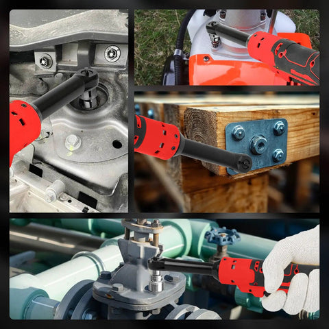 Upgraded Brushless Three Eighths Inch Cordless Ratchet Wrench Beast Mode with 60 ft-lbs torque in various mechanical tasks