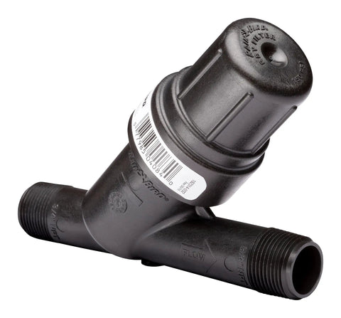 In Line Drip Irrigation Y Filter Three Quarter Inch Male Thread 200 Mesh Stainless Steel Screen Keeps Debris Out Easy Clean Cap