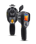 Front and rear view of Infrared Thermal Imager And Visible Light Camera With 76,800 Pixel Resolution, 3.2 Inch Color Screen.