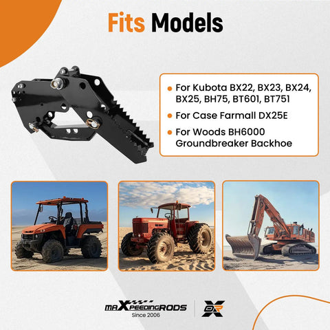 Backhoe Thumb Excavator Claw Universal Attachment for Kubota and Deere Tractors Fits Backhoes Up to Three and a Quarter Inch Boom