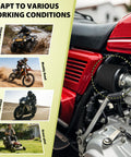 Close-up of red motorcycle engine with air filter, showcasing adaptability in various conditions, 60 PPI Coarse Polyurethane Foam Filter Sheet Go To Washable And Reusable Cut To Size 18x12x0.6 Inches For Motorcycle Vacuum Cleaner Air Purifier Fish Tank And Engine Air Filter Replacement
