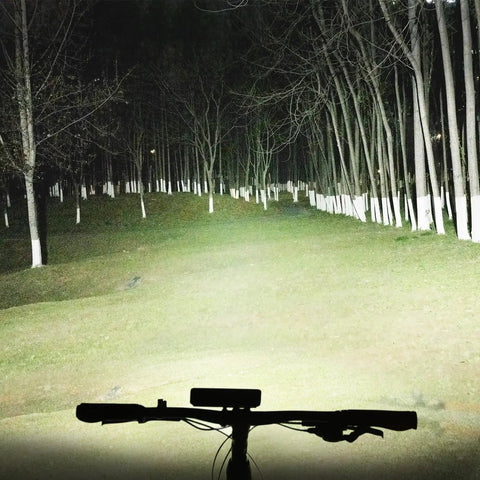 3400 Lumen USB C Rechargeable Bike Light Bar for Night Riding with Adjustable High Low Beam IP67 Waterproof Bicycle Headlight and Taillight Set for Ebike Mountain Cycling 7 Hour Run Time